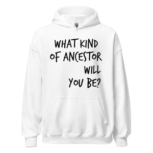 Open image in slideshow, Good Ancestor Hoodie Wht
