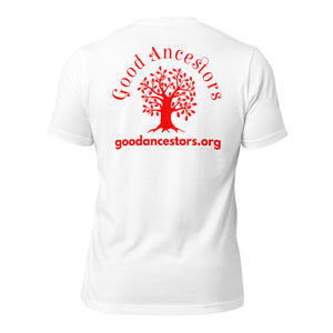 Good Ancestor Tee Wht/Red