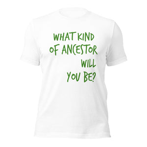 Open image in slideshow, Good Ancestor Tee Wht/Grn
